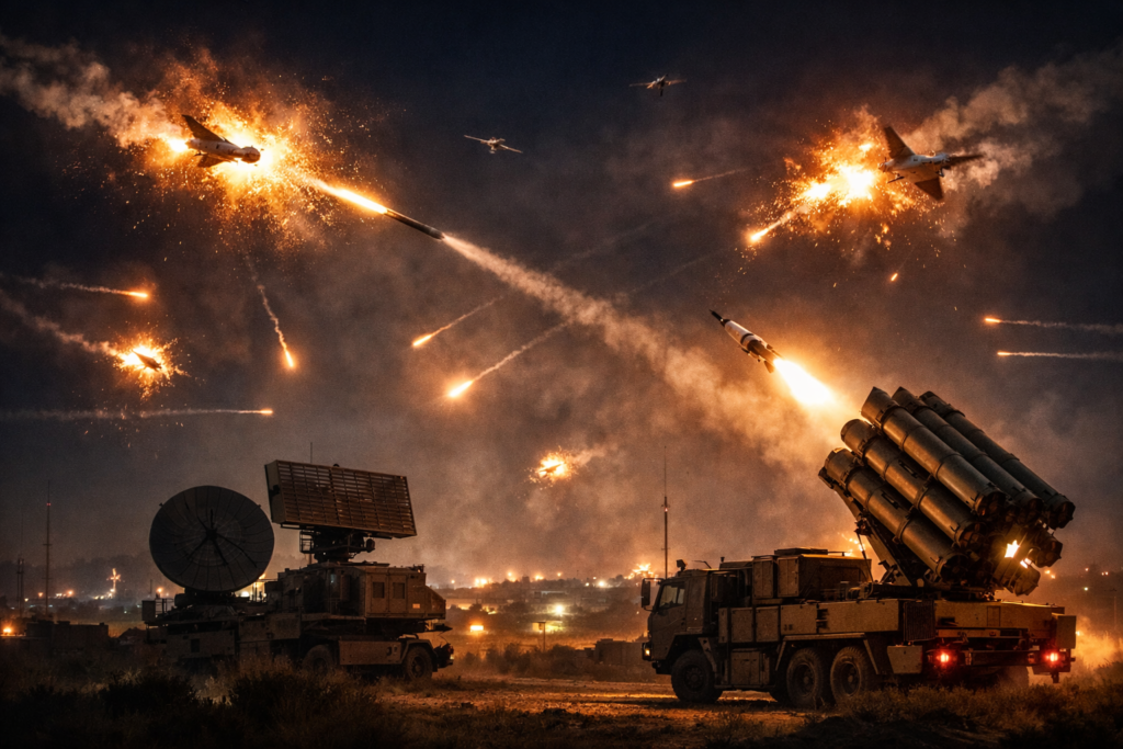 British forces intercept attack drones over Iraq amid rising Middle East tensions.