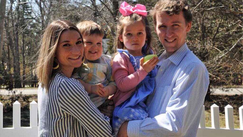 Patrick Clancy with his children before the 2023 tragedy