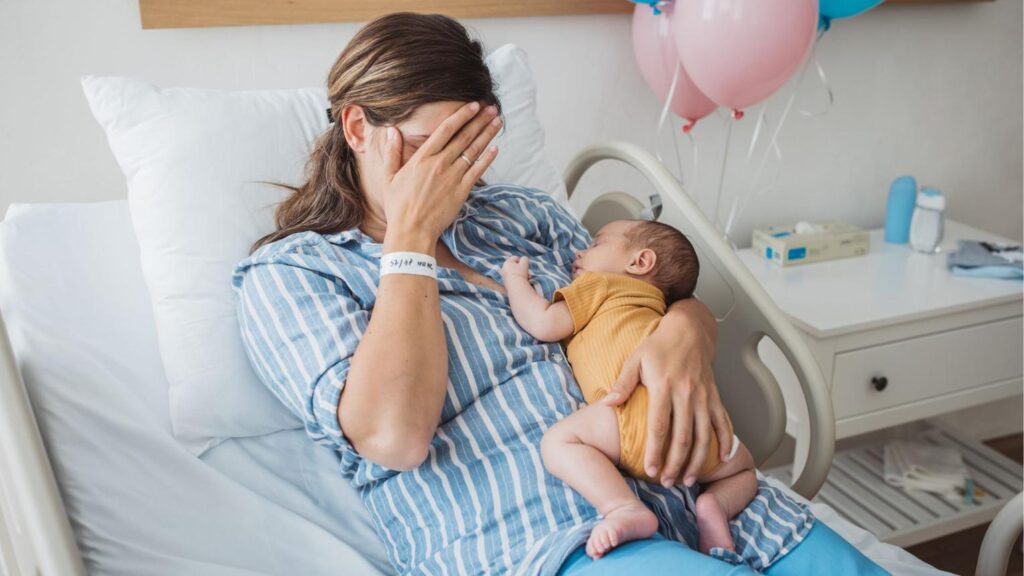 Postpartum mental health support for new mothers