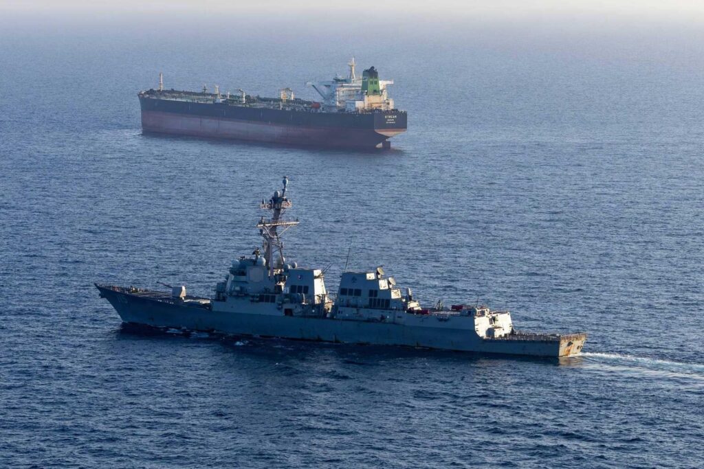 us navy military ships near hormuz US Navy warship operating near the Strait of Hormuz during heightened regional tensions